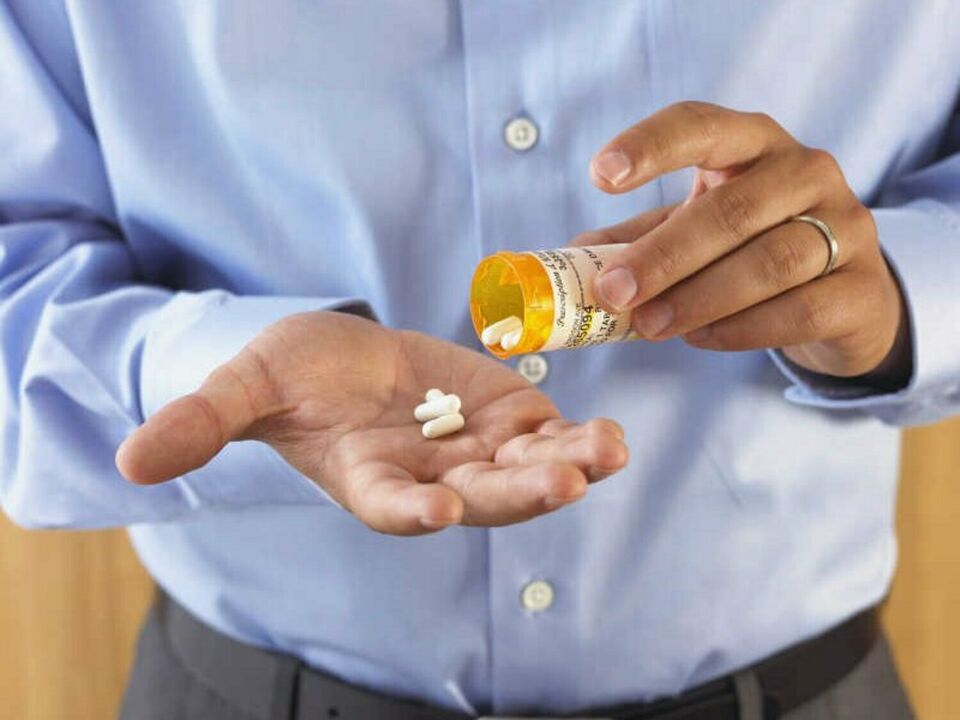 Comprimés pour les symptômes de la prostatite